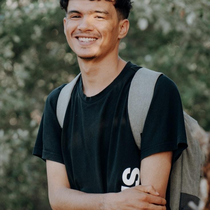 Portrait of a group coordinator and fusion cooking expert